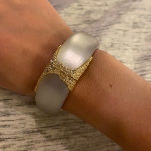 Alexis Bittar crystal cuff